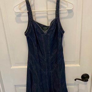 Ralph Lauren Denim Dress Sundress Size 2